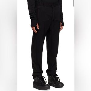 NWT Men's Thom Krom‎ Black Lounge Jogger Pants XS Thom/Krom